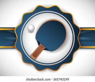 Ping Pong sport design 