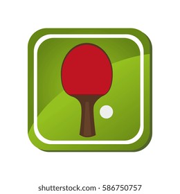 ping pong sport emblem