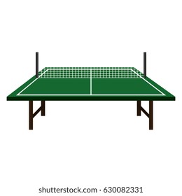 ping pong table isolated icon