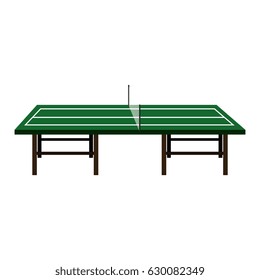 ping pong table isolated icon