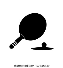 Ping pong table tennis icon,tennis racquet