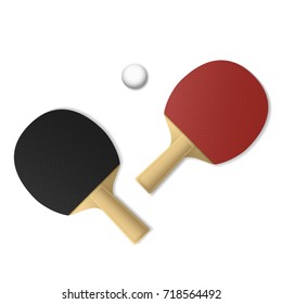 Ping Pong or table Tennis tournament. poster or banner vector template design.