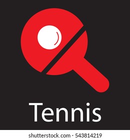 ping pong, tennis, icon,, vector illustration eps10