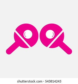 ping pong, tennis, icon,, vector illustration eps10