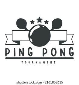 ping pong tournament frame label