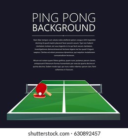 Ping pong vector card