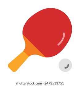 Ping Pong Vector Flat Icon design