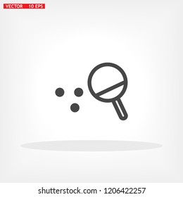 Ping pong Vector icon