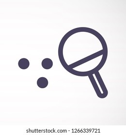Ping pong Vector icon