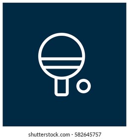 Ping pong vector icon