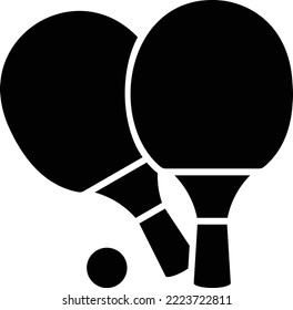 Ping Pong vector icon. Can be used for printing, mobile and web applications.