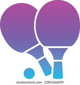 Ping Pong vector icon. Can be used for printing, mobile and web applications.