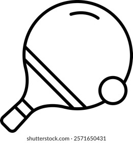 Ping Pong vector icon. Can be used for printing, mobile and web applications.