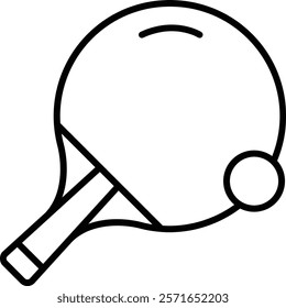 Ping Pong vector icon. Can be used for printing, mobile and web applications.