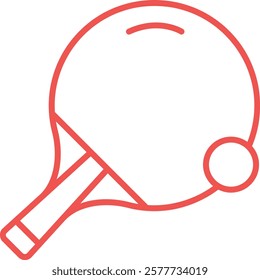 Ping Pong vector icon. Can be used for printing, mobile and web applications.