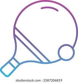 Ping Pong vector icon. Can be used for printing, mobile and web applications.