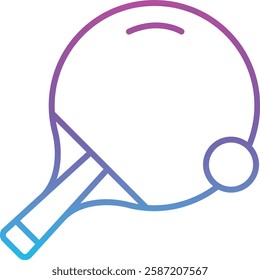 Ping Pong vector icon. Can be used for printing, mobile and web applications.