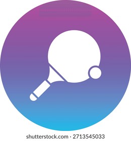 Icono de Vector de Ping Pong. Se puede utilizar para aplicaciones de impresión, móviles y de Web.