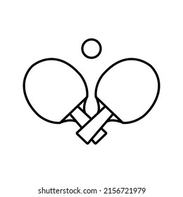 ping pong clipart black and white cross