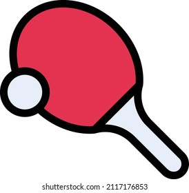 ping pong Vector illustration on a transparent background.Premium quality symmbols.Stroke vector icon for concept and graphic design.