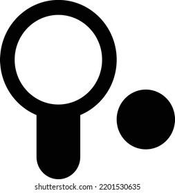 Ping Pong Vector illustration on a transparent background.Premium quality symbols.Glyphs vector icon for concept and graphic design.