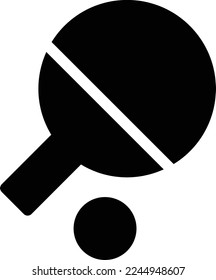 ping pong  Vector illustration on a transparent background. Premium quality symmbols. Glyphs vector icons for concept and graphic design. 
