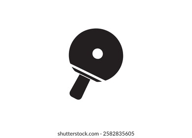 ping pong vector silhouette isolated in white background