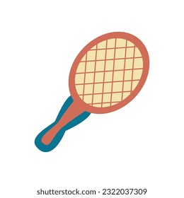 Ping Pong vintage vector illustration. Retro Tennis rackets design elements