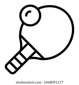 Ping PongVector Line Icon Design