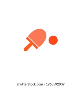 Pingpong Conceptual Icon Vector Design eps10