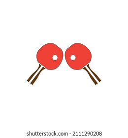 pingpong design illustration icon logo templat