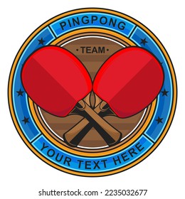 pingpong logo vector, vector EPS 10