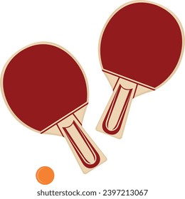 Pingpong paddle vector clipart. Pingpong racket