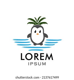 Pinguin illustration mascot logo, good for mascot, icon ,banner, etc.