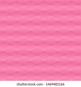 Pink 3D Geometric Wave Pattern