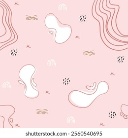 pink abctract background template illustration