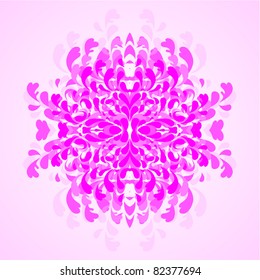 Pink abstract background