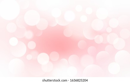 Pink abstract background, Pink bokeh background.
