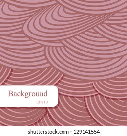 Pink abstract background with circles