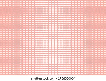 Pink abstract background with dots. Polka dot background. Pink banner.
