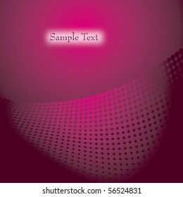 Pink abstract background with dots, vector illustration eps 10.0