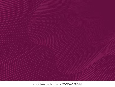 Un fondo abstracto rosa con puntos y ondas muestra Formas y texturas juguetonas, creando un efecto visual animado y dinámico.