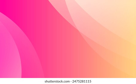 Pink abstract background. Dynamic sound wave. Design element. Vector illustration