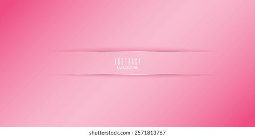pink abstract background with elegant silver elements vector illustration