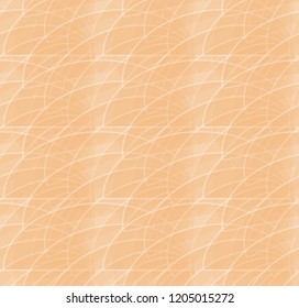 Pink abstract background with fine white curves, uneven distributed wavy lines, seamless background in pink marble style