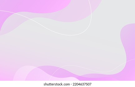 Pink abstract background. Fluid shapes composition. Eps10 vector