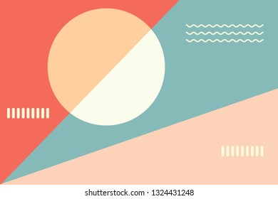 pink abstract background geometric for presentation, banner, poster or flyer artwork background design
