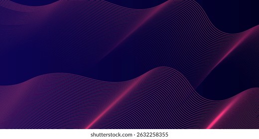 fundo abstrato rosa. fundo abstrato com linhas. forma geométrica vermelha. Composição de formas dinâmicas com linhas