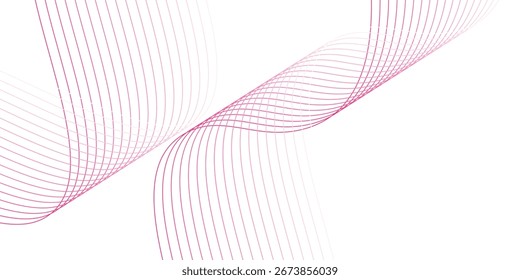 Fondo abstracto rosado. Fondo abstracto con líneas. Forma geométrica roja. Formas dinámicas 