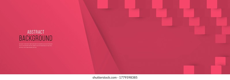 fondo abstracto rosa con malla de cuadrados. Mosaico. Plantilla geométrica. para el sitio web y espacio de texto.